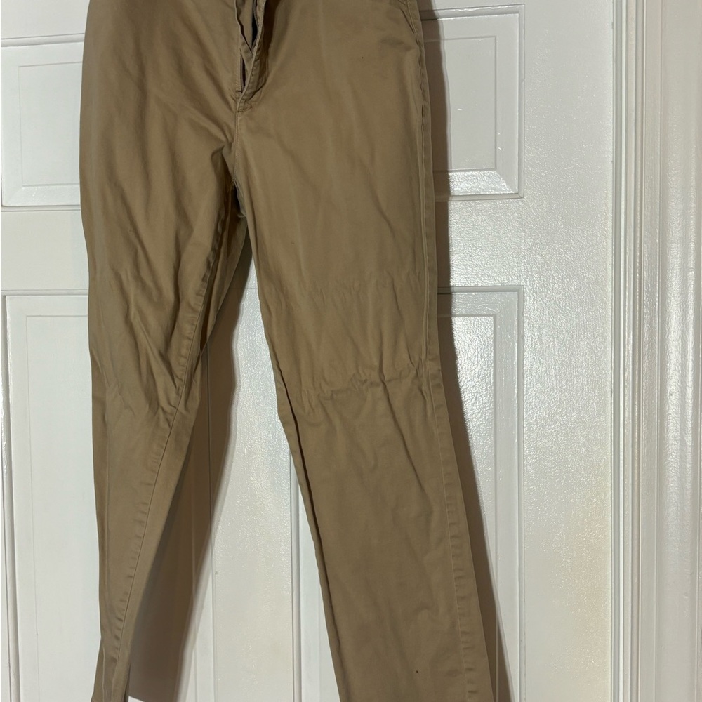 Straight leg khakis